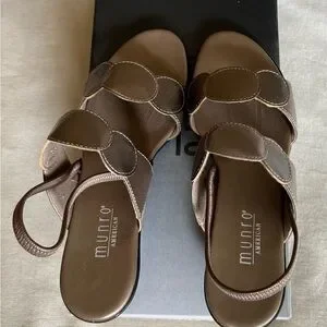 Munro | Shoes | Munro Tan Heels With Adjustable Straps  Munro Tan Heels with Adjustable Straps main image 1